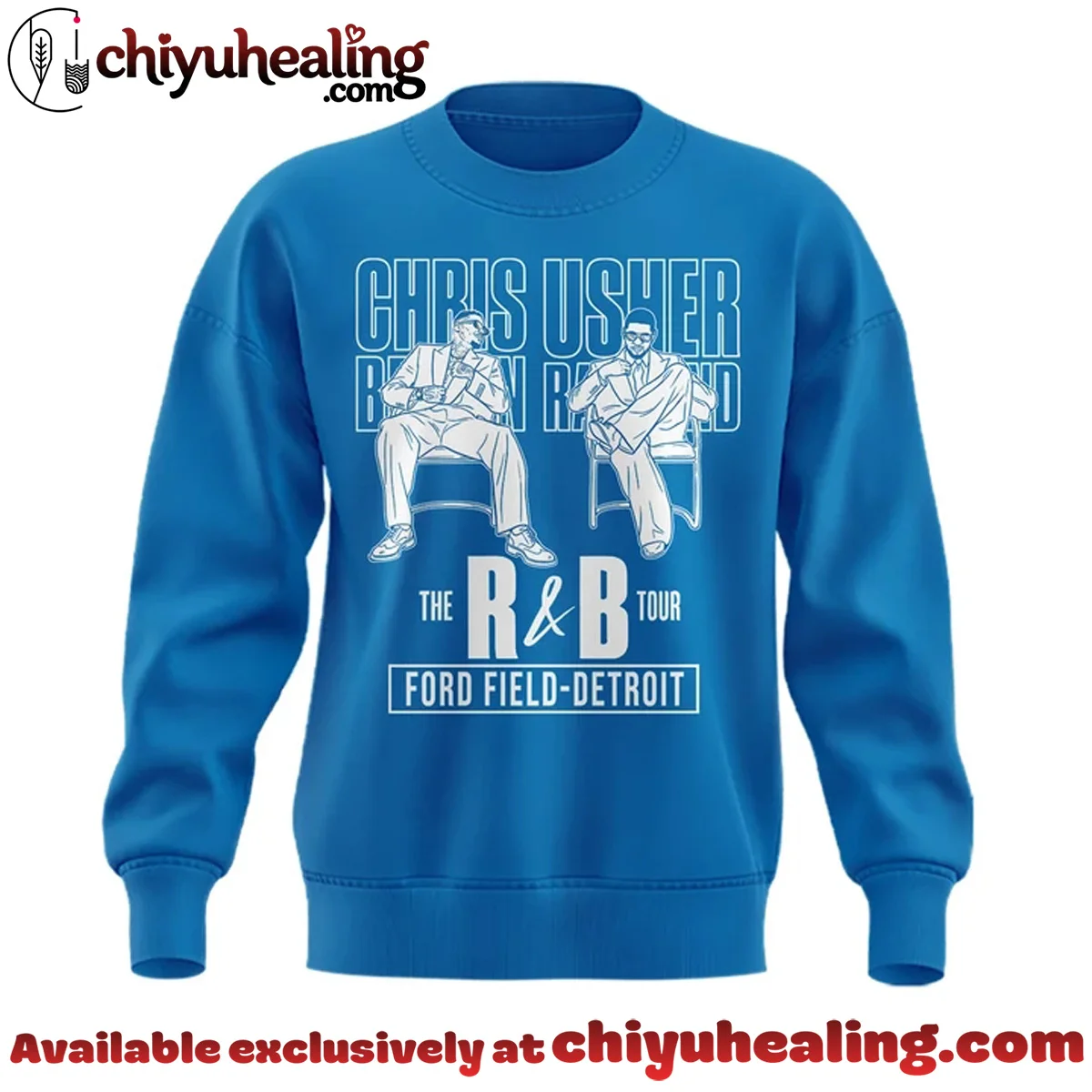 Chris Brown x Usher Raymond x Detroit Lions The R&B Tour Shirt & Hoodie (Style 1) Chris Brown x Usher Raymond x Detroit Lions The R&B Tour Shirt & Hoodie (Style 1)
