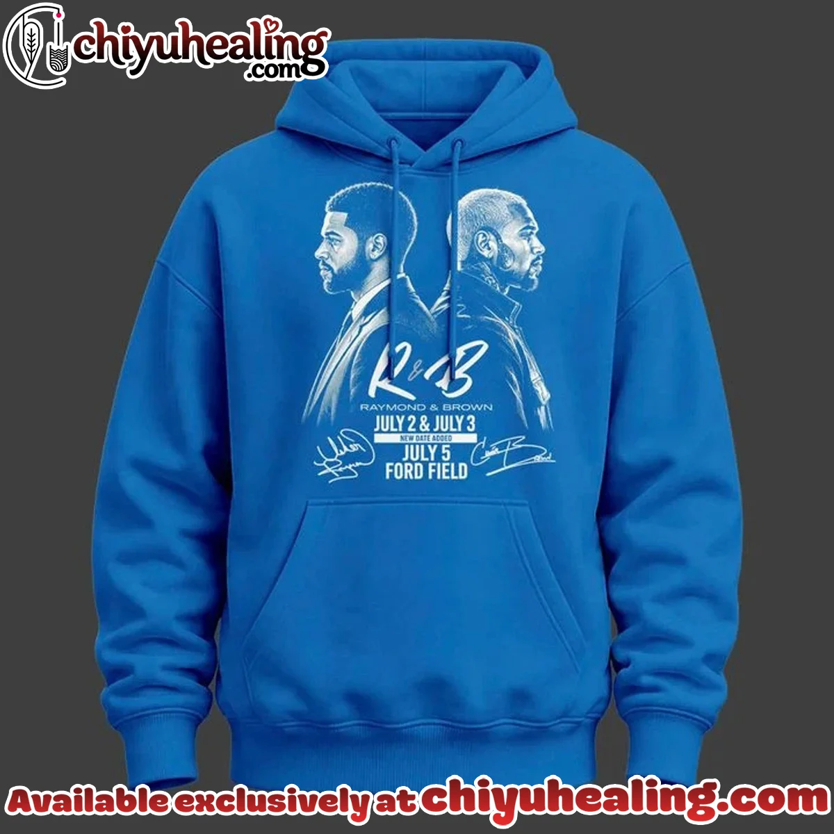 Chris Brown x Usher x Detroit Lions Signed Shirt & Hoodie (Design 2) Chris Brown x Usher x Detroit Lions Signed Shirt & Hoodie (Design 2)