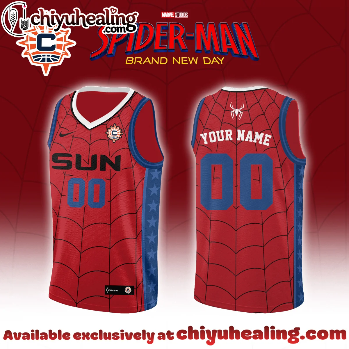 CS x SpiderMan Brand New Day Basketball Jersey