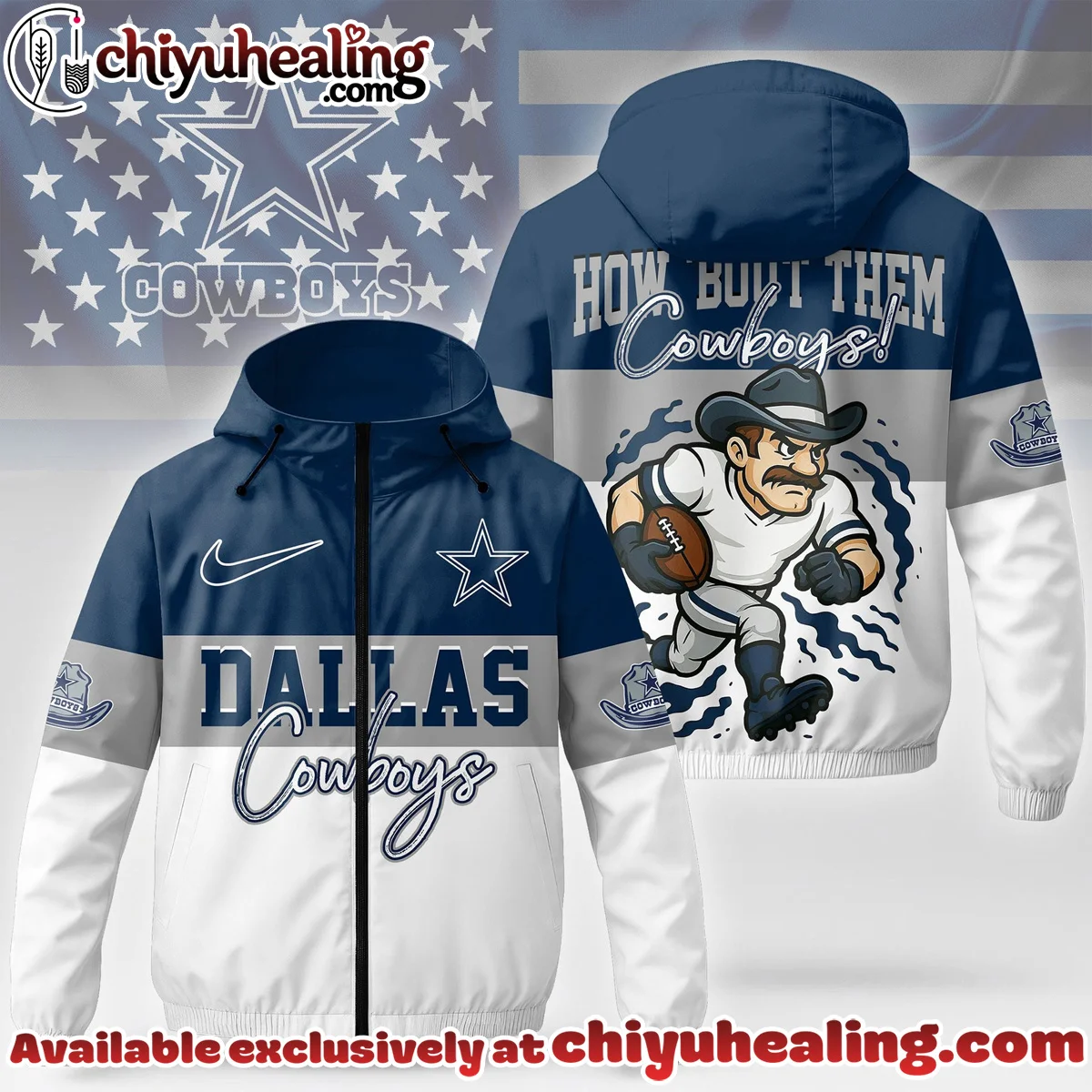 Dallas Cowboys Windbreaker Jacket