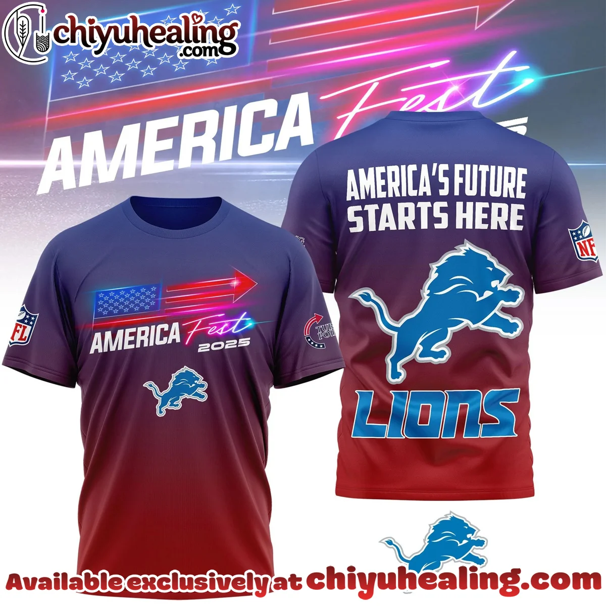 Detroit Lions T-Shirt & Hoodie - Part 2