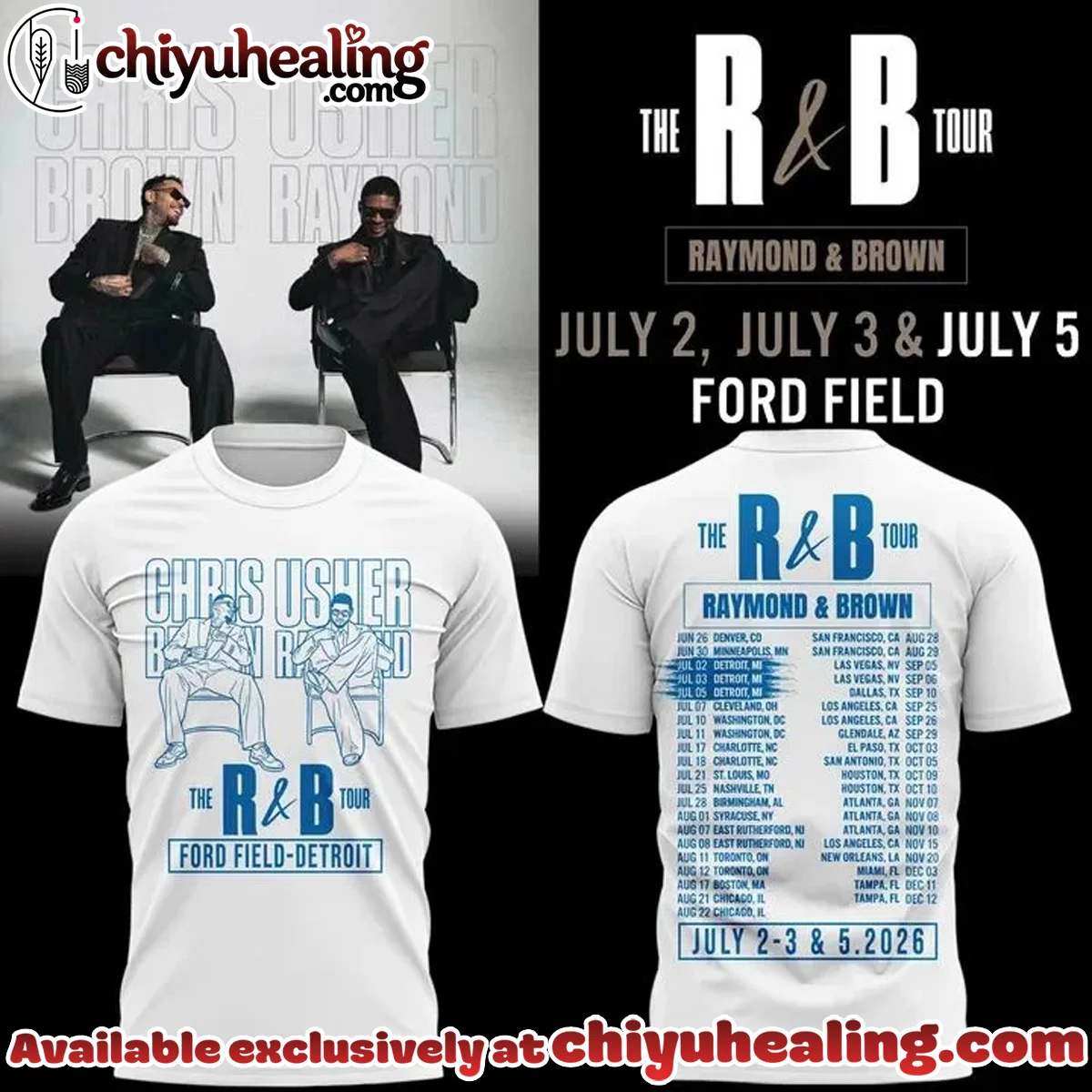 Detroit x The R&B Tour T-Shirt & Hoodie [Drop 2]