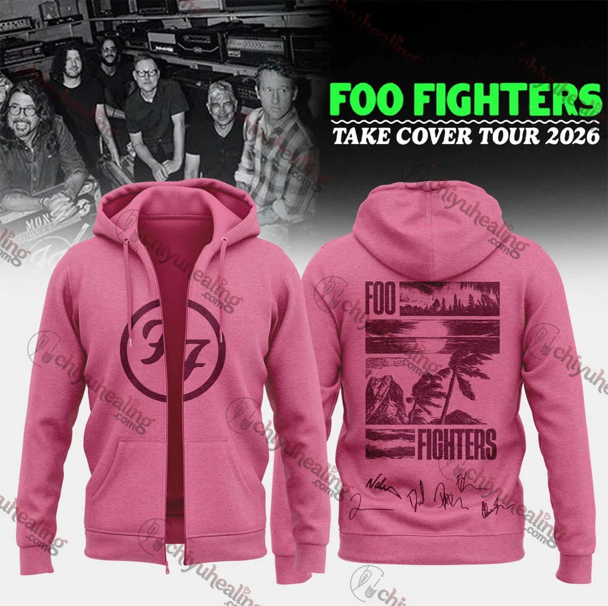 Foo Fighters Take Cover Tour Shirt & Hoodie (Design 1)