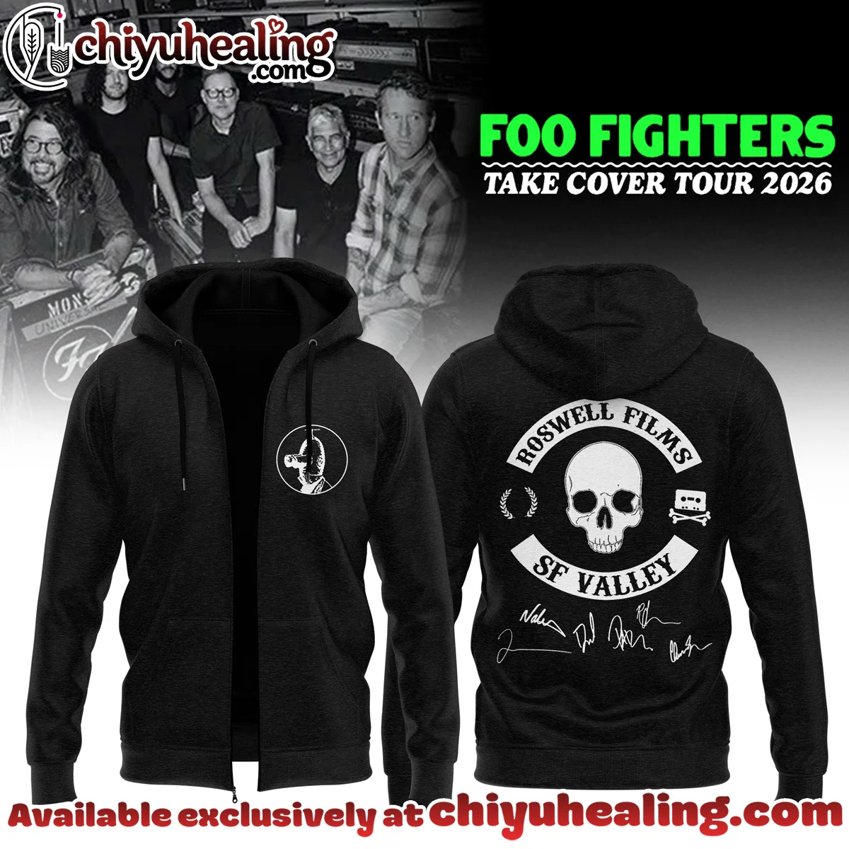 Foo Fighters Take Cover Tour T-Shirt & Hoodie - Part 39