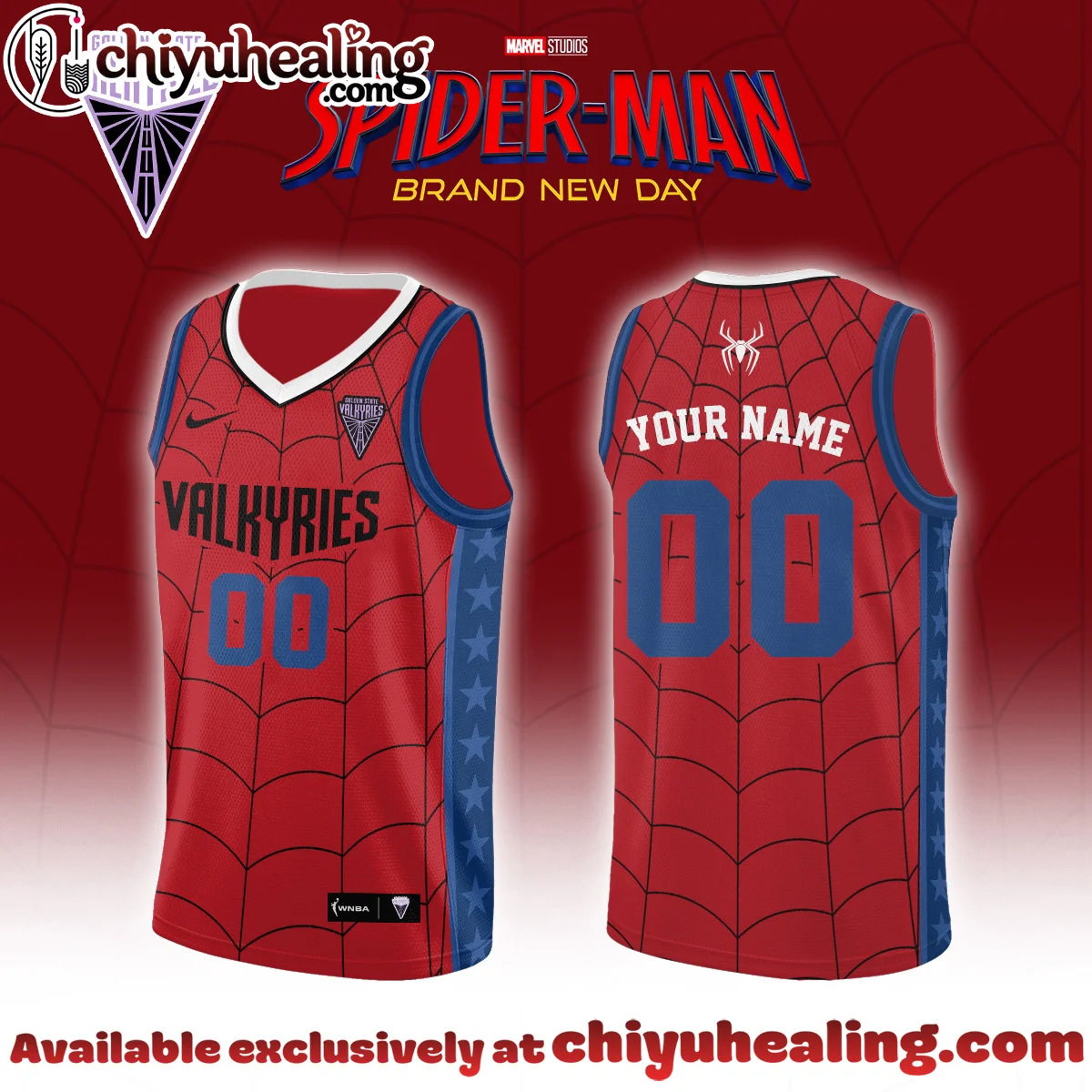 GSV x SpiderMan Brand New Day Basketball Jersey