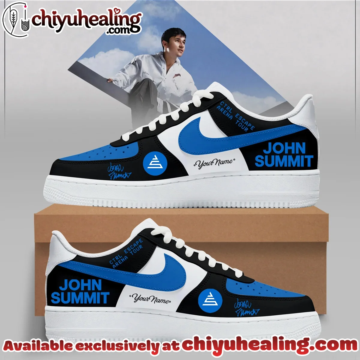 John Summit CTRL Escape Tour Custom Air Force 1 & Jordan 1 Shoes [Batch 3]