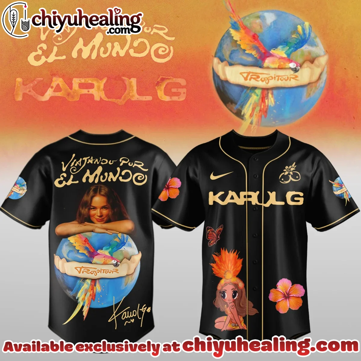 Karol G Nos Vamos de Tour Baseball Jersey - Series 3