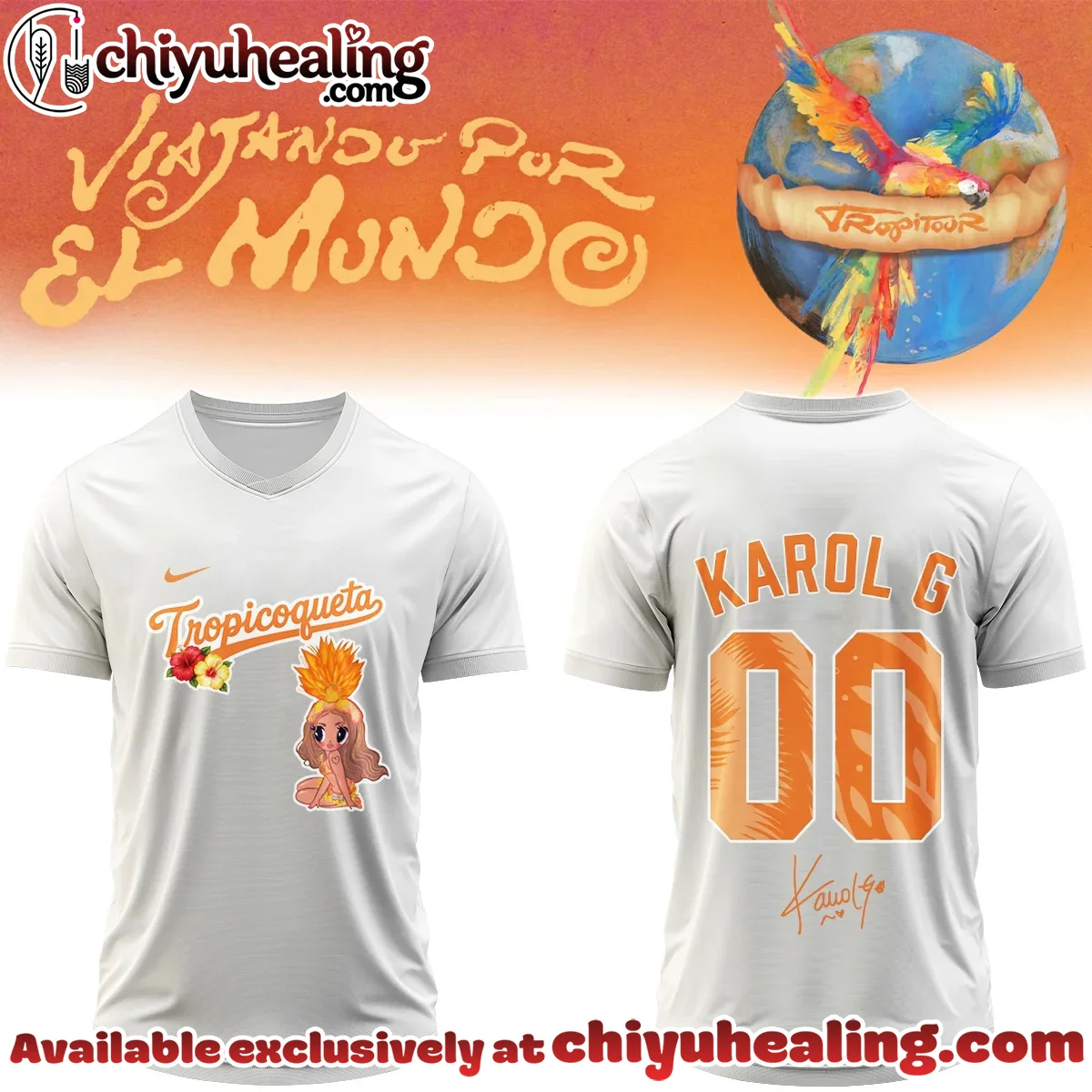 Karol G Nos Vamos de Tour Signature Baseball Jersey [Batch 3]