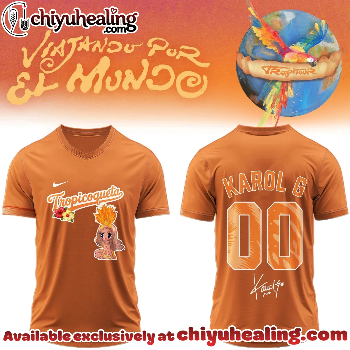 Karol G Nos Vamos de Tour Signature Baseball Jersey [Batch 8]