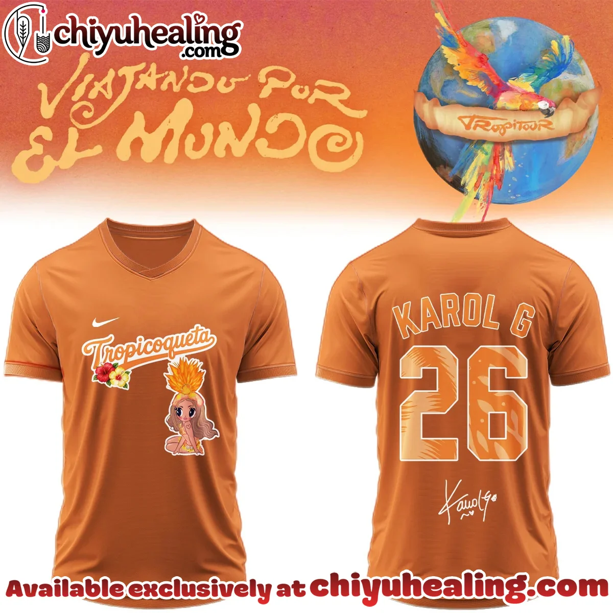 Karol G Nos Vamos de Tour Signature Baseball Jersey - Series 2