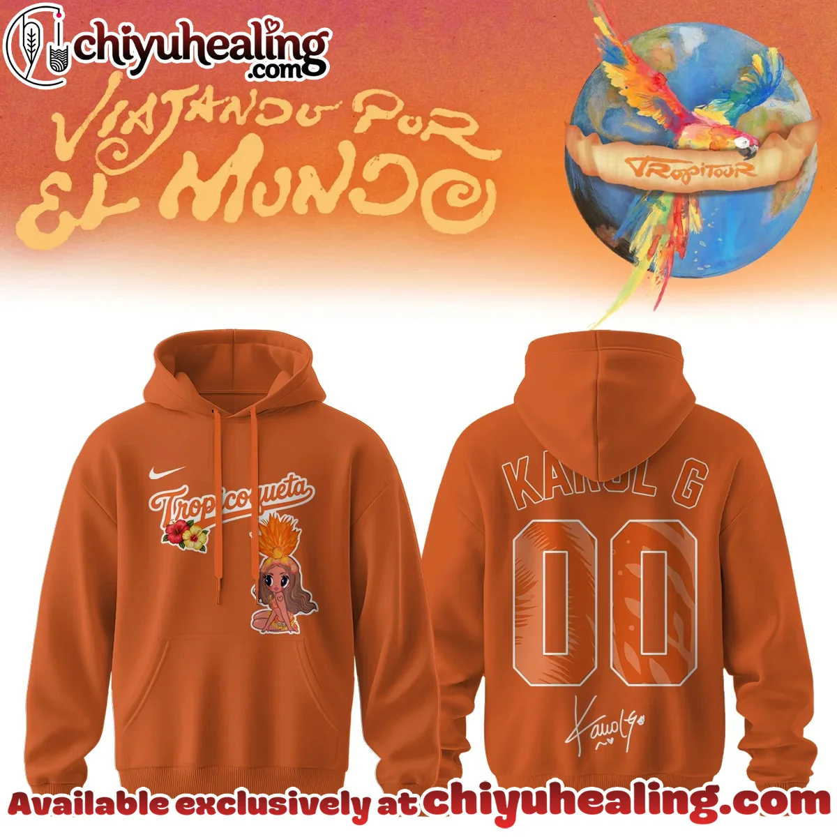 Karol G Nos Vamos de Tour Signature Shirt & Hoodie (Design 11)
