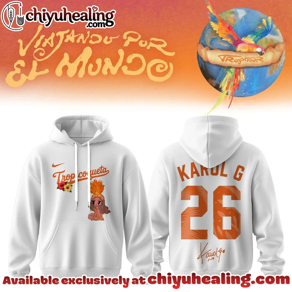 Karol G Nos Vamos de Tour Signature T-Shirt & Hoodie - Part 9