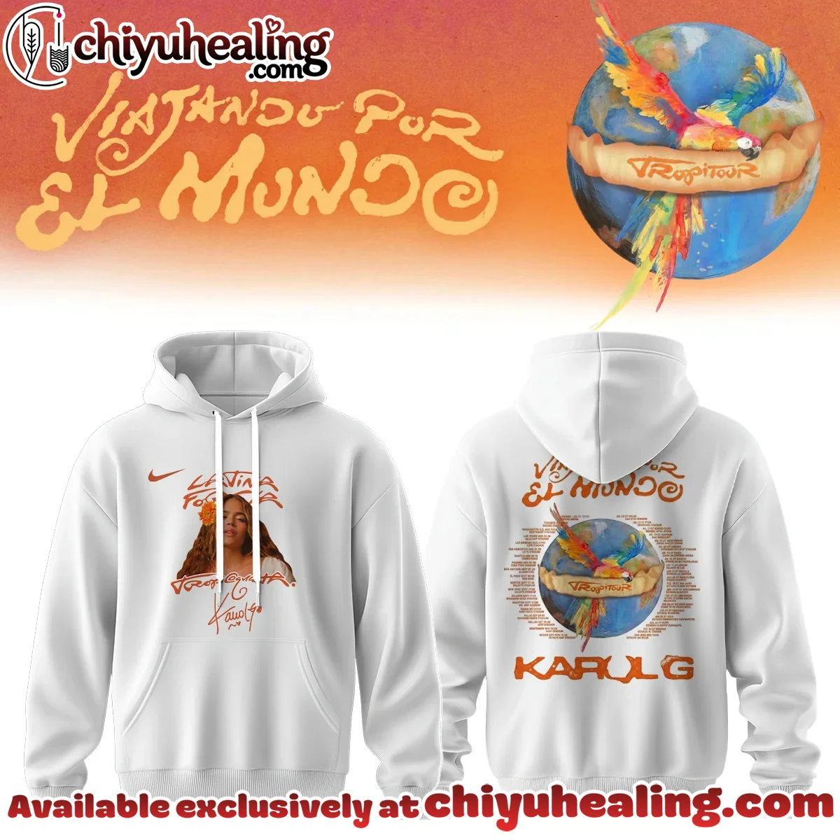 Karol G Nos Vamos de Tour Signature T-Shirt & Hoodie (Style 3)