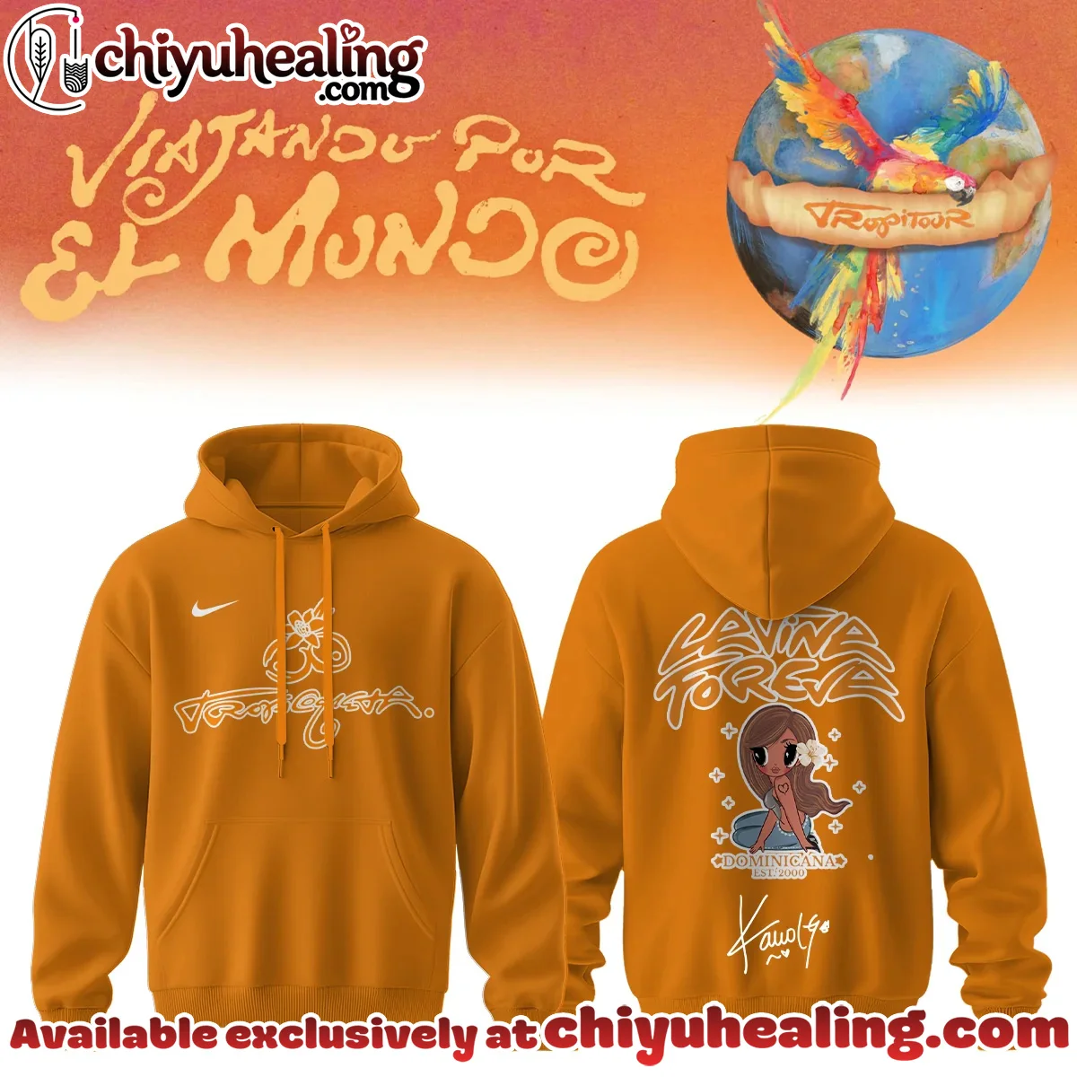 Karol G Nos Vamos de Tour Signature T-Shirt & Hoodie (Style 5)