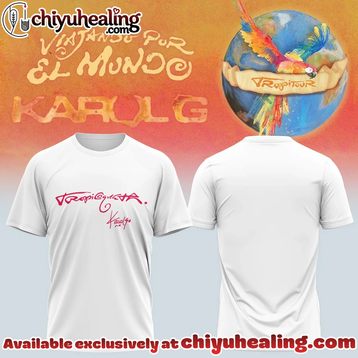 Karol G VIAJANDO POR EL MUNDO TROPITOUR Shirt & Hoodie [Batch 1]