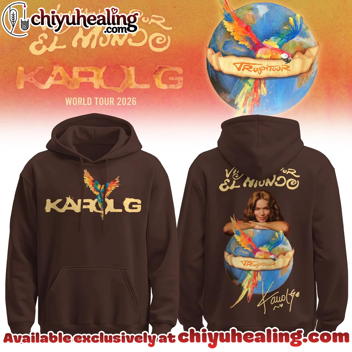 Karol G Viajando Por El Mundo Tropitour Shirt & Hoodie (Design 4)