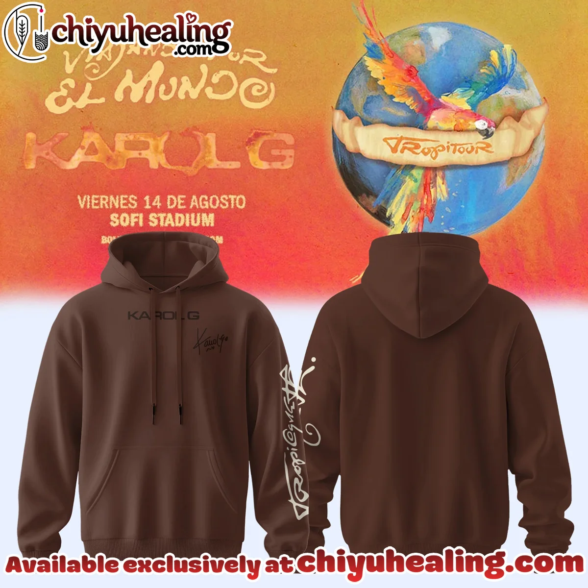 Karol G Viajando Por El Mundo Tropitour Shirt & Hoodie - Part 15