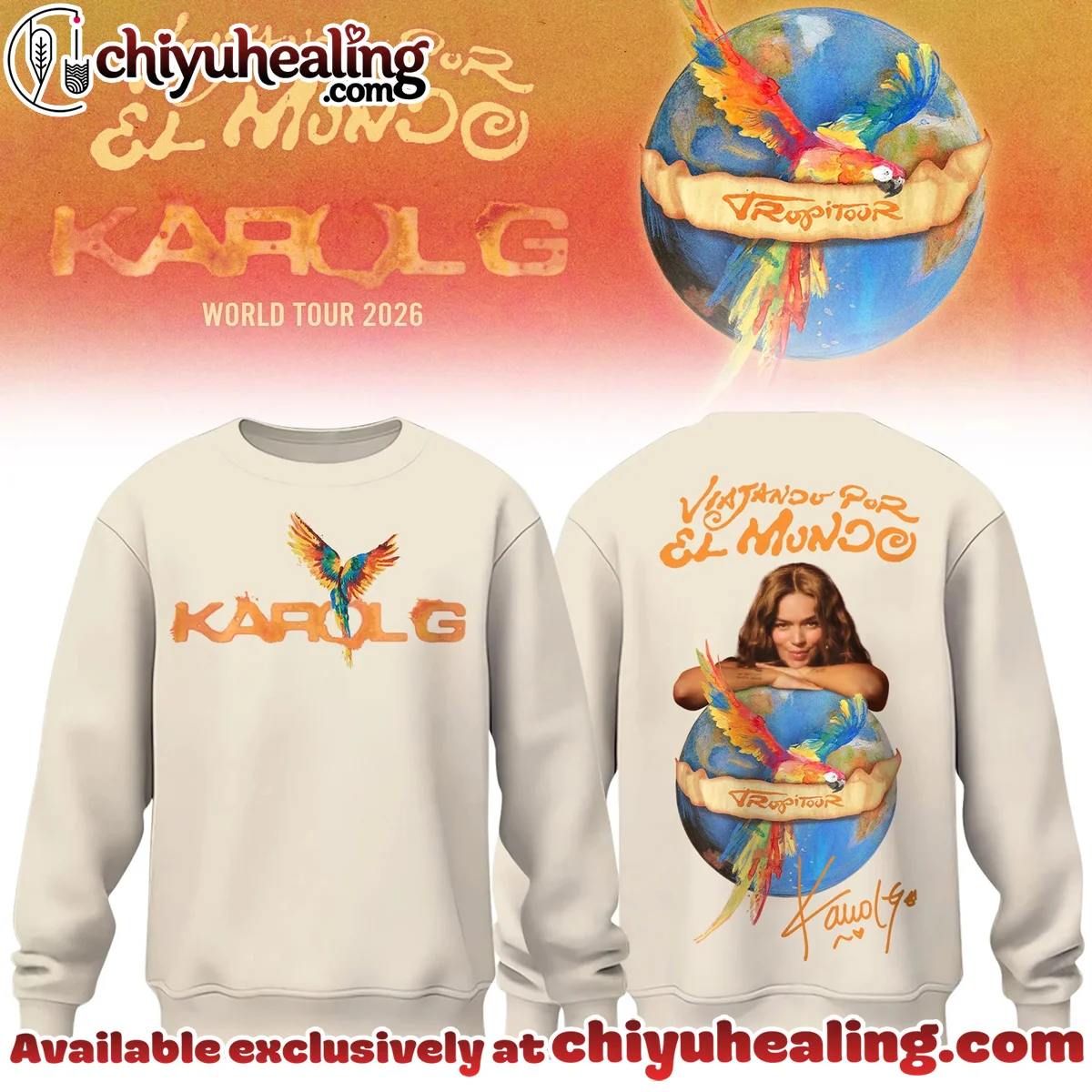 Karol G Viajando Por El Mundo Tropitour Shirt & Hoodie (Release 2)