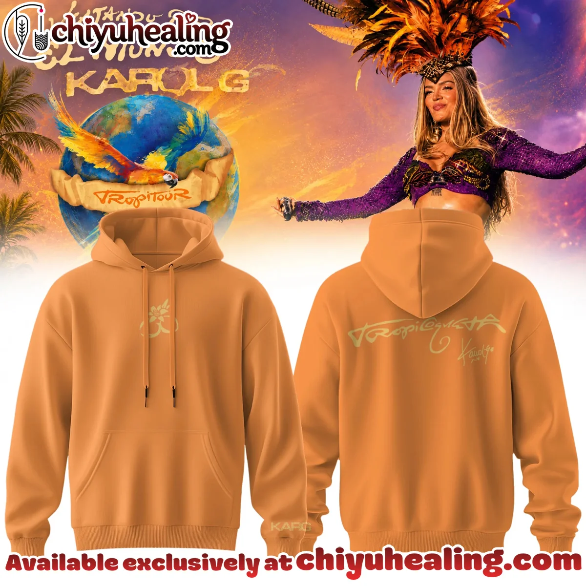 Karol G Viajando por el Mundo Tropitour Signature Shirt & Hoodie - Variant 16
