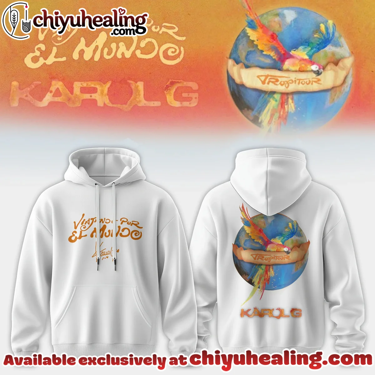 Karol G VIAJANDO POR EL MUNDO TROPITOUR T-Shirt & Hoodie [Batch 6]