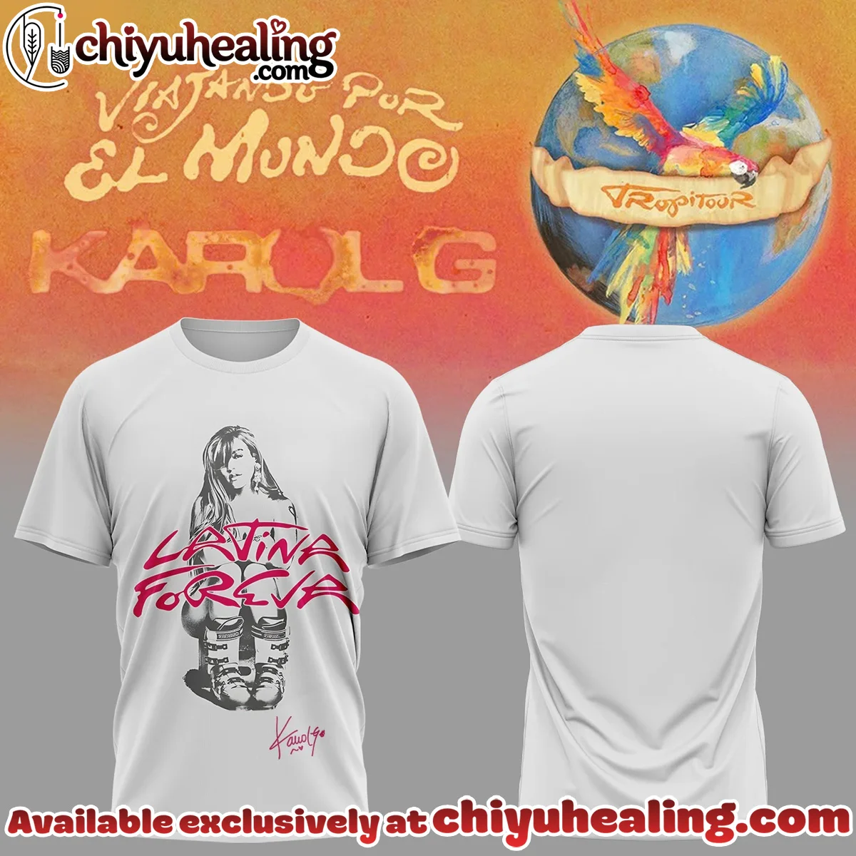 Karol G Viajando Por El Mundo Tropitour T-Shirt & Hoodie - Series 3