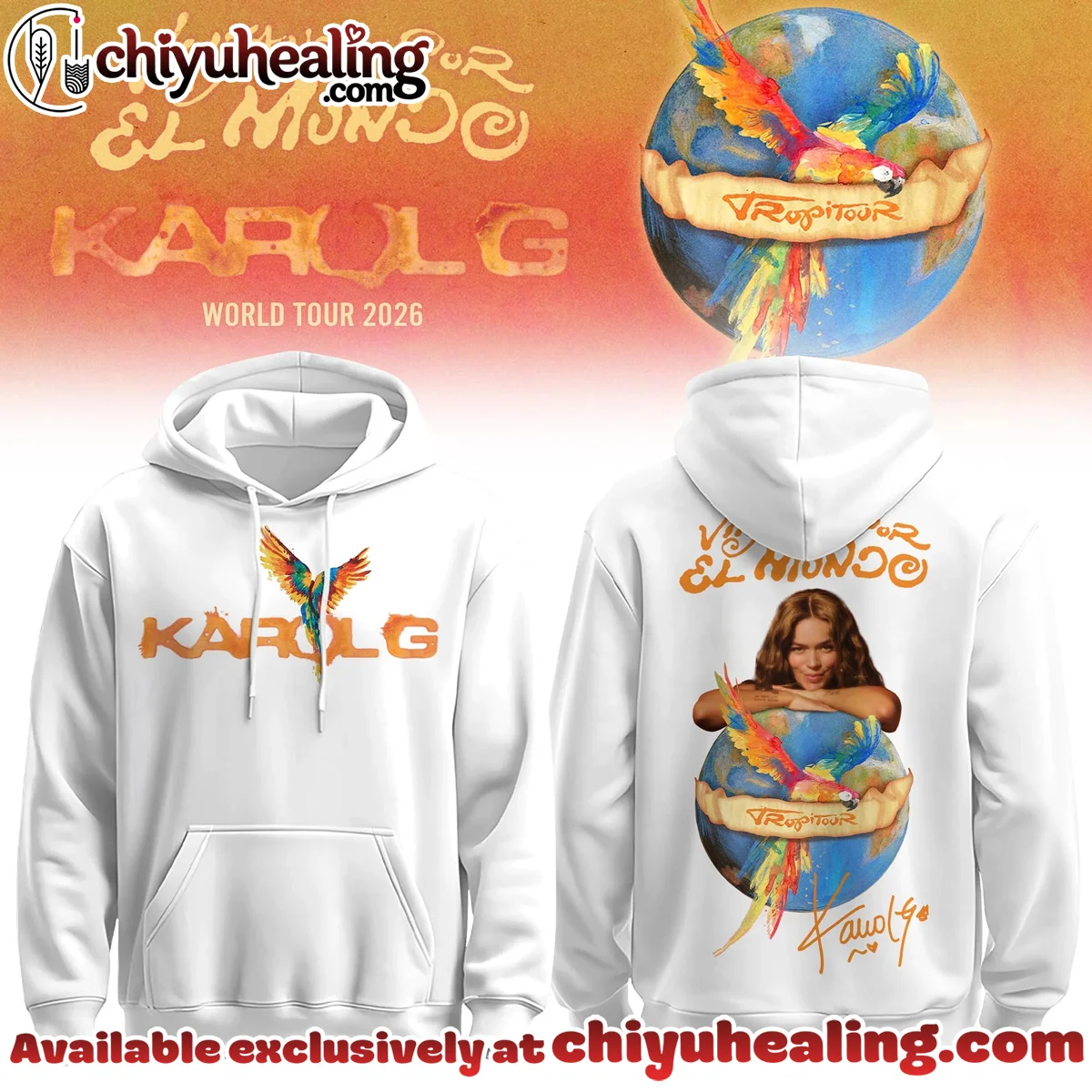 Karol G Viajando Por El Mundo Tropitour T-Shirt & Hoodie