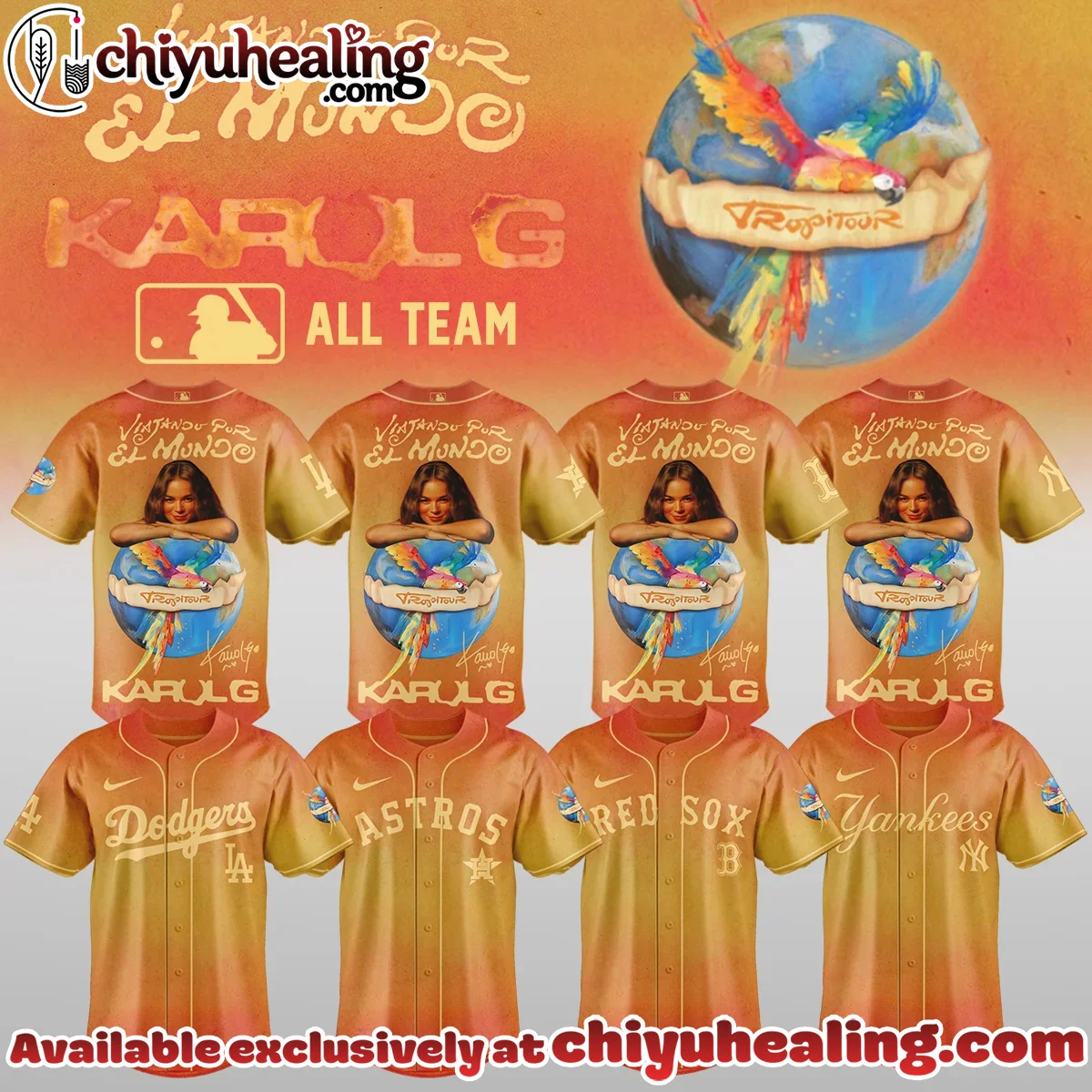 Karol G x MLB Nos Vamos de Tour Baseball Jersey