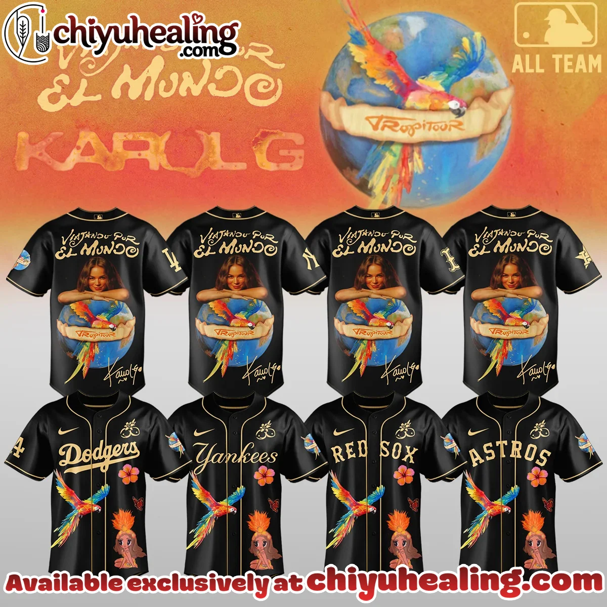 Karol G x MLB Nos Vamos de Tour Baseball Jersey - Part 2