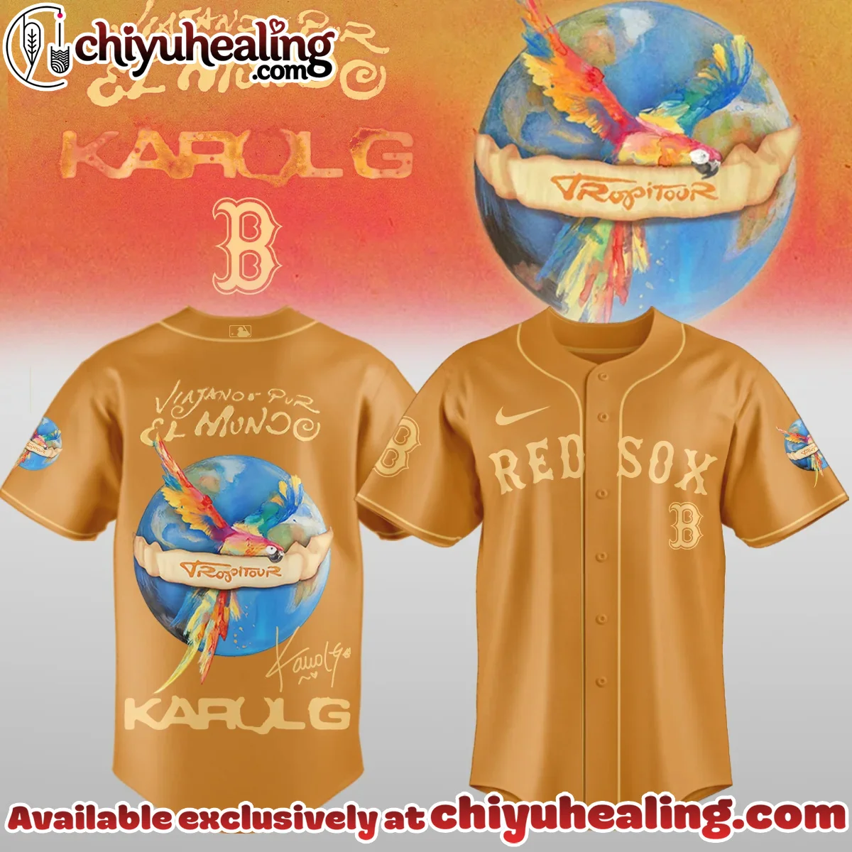 Karol G x MLB Nos Vamos de Tour Baseball Jersey (Release 2) Karol G x MLB Nos Vamos de Tour Baseball Jersey (Release 2)