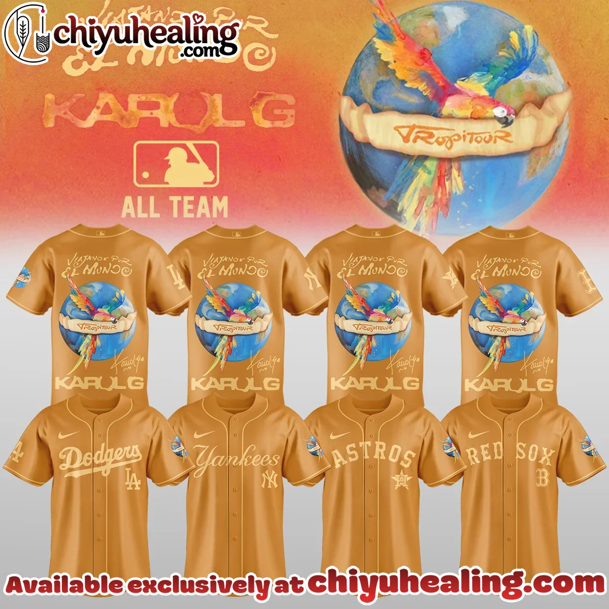 Karol G x MLB Nos Vamos de Tour Baseball Jersey (Release 2)