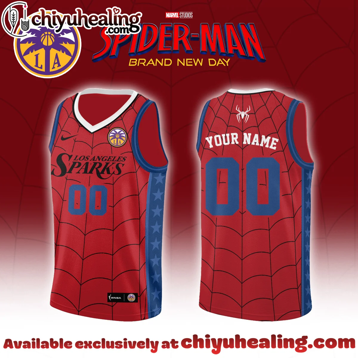 LAS x SpiderMan Brand New Day Basketball Jersey