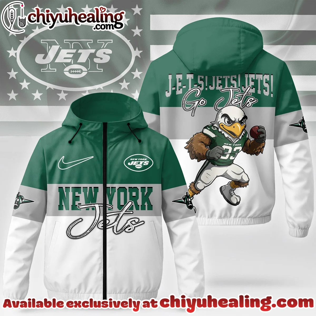New York Jets Windbreaker Jacket