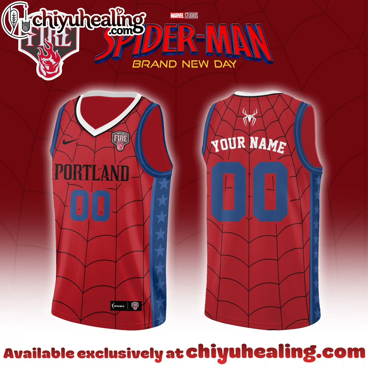 PF x SpiderMan Brand New Day Basketball Jersey