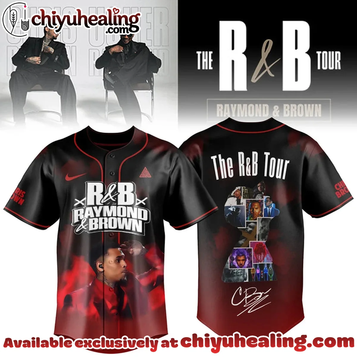 R&B Inferno Baseball Jersey (Design 3)