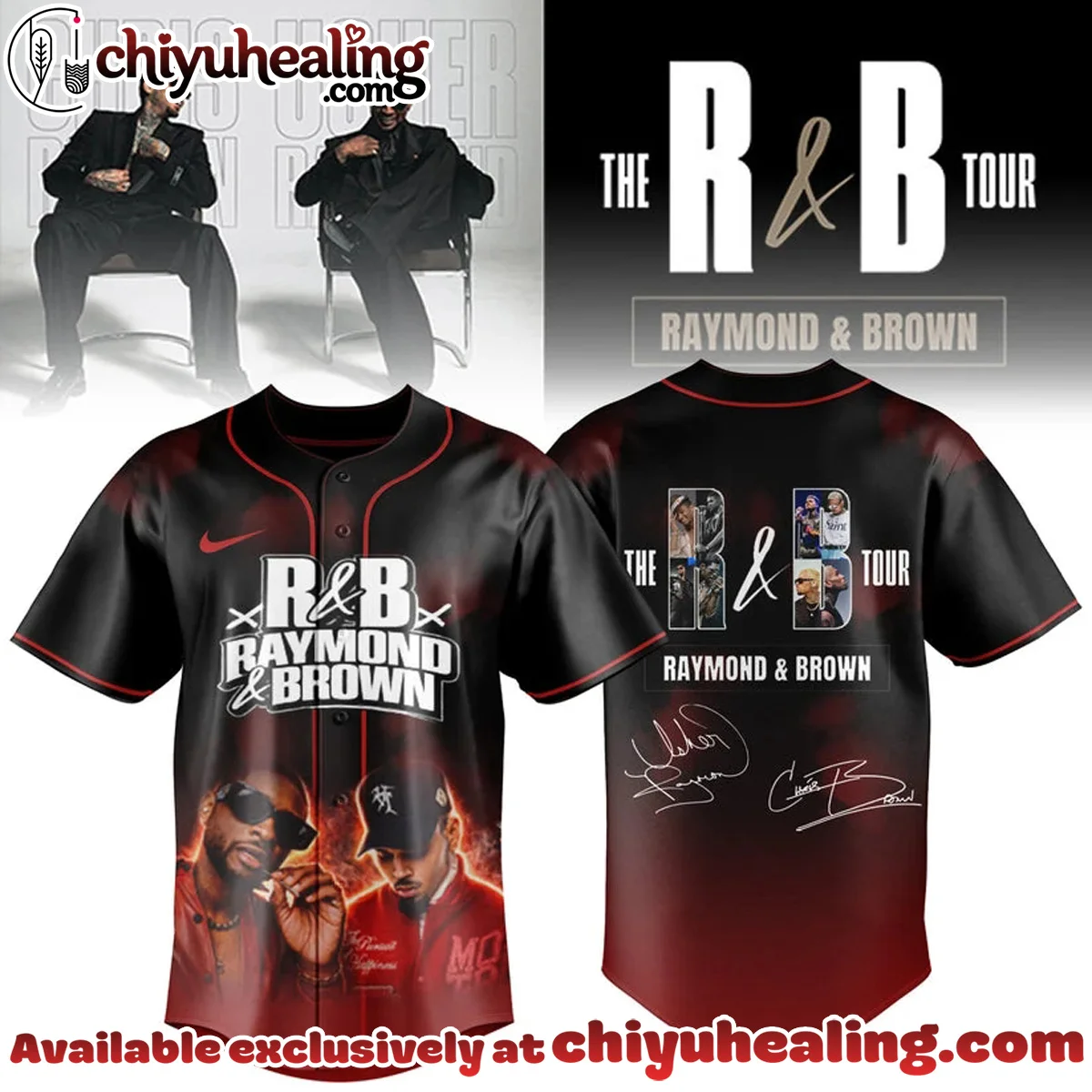 R&B Inferno Baseball Jersey (Style 2)