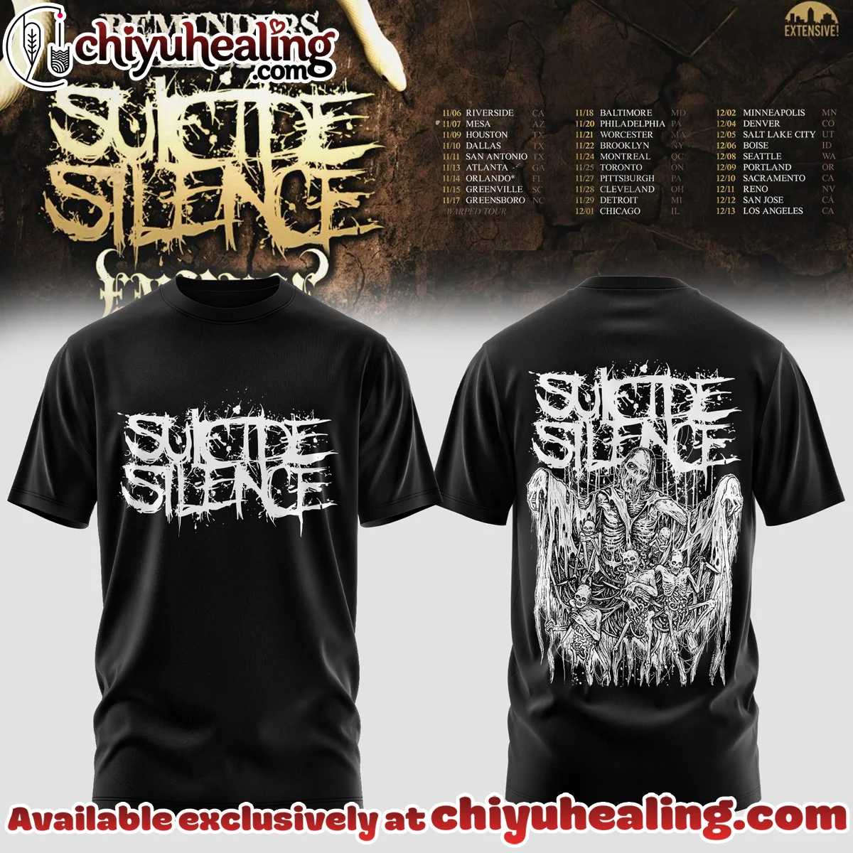 Reminders of Hell Tour T-Shirt & Hoodie - Series 12
