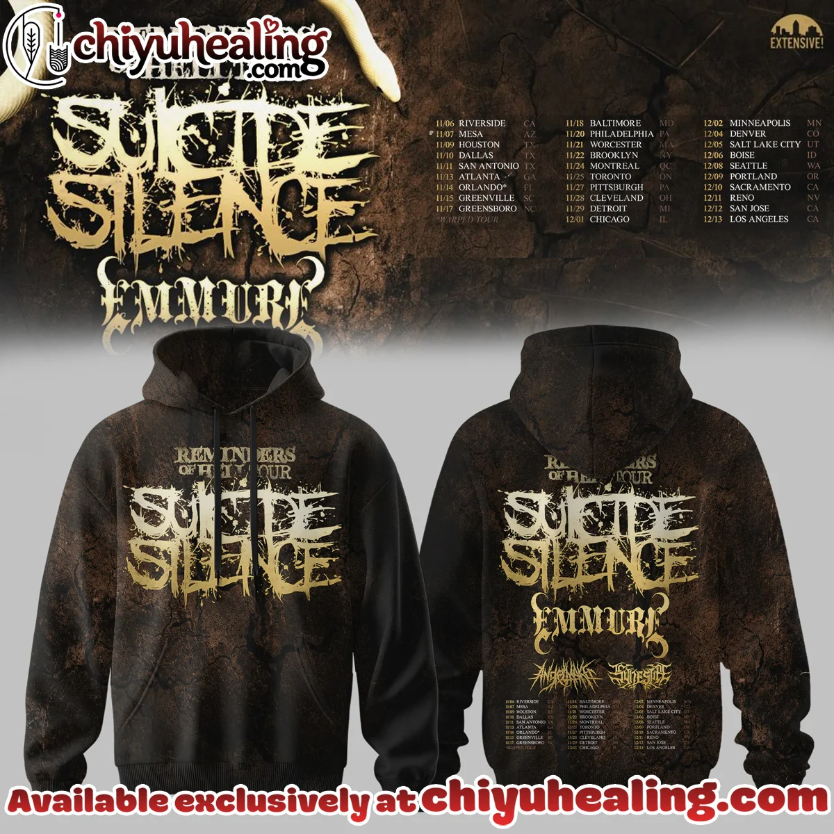 Reminders of Hell Tour T-Shirt & Hoodie - Series 6