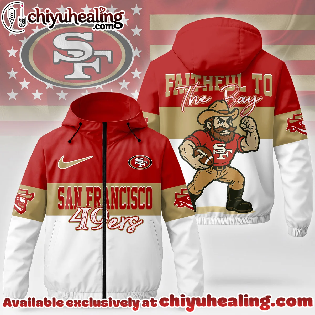 San Francisco 49ers Windbreaker Jacket