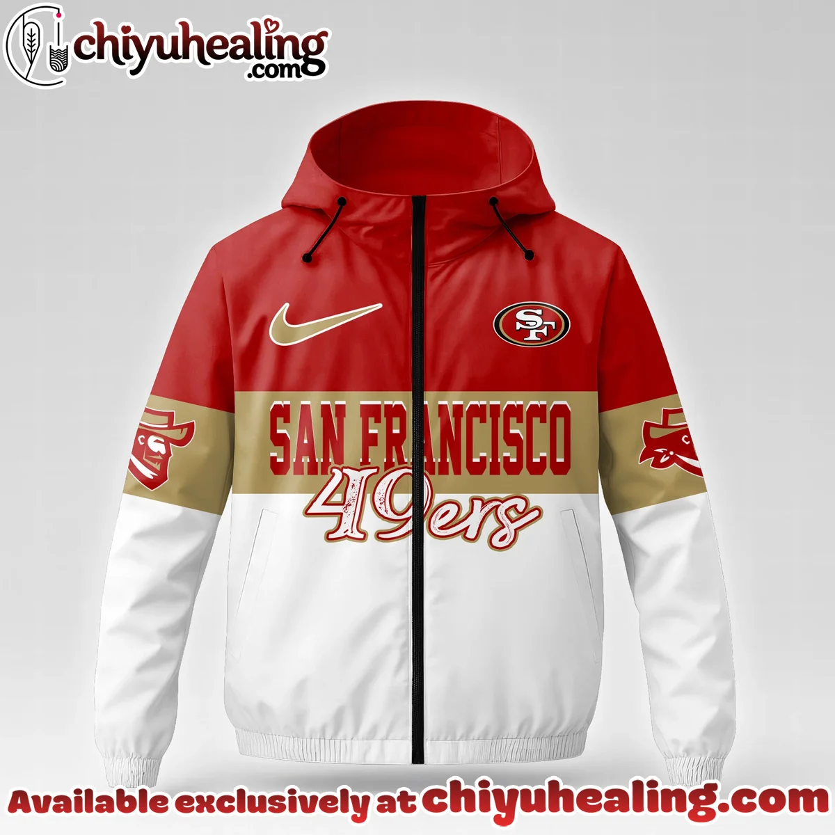 San Francisco 49ers Windbreaker Jacket San Francisco 49ers Windbreaker Jacket