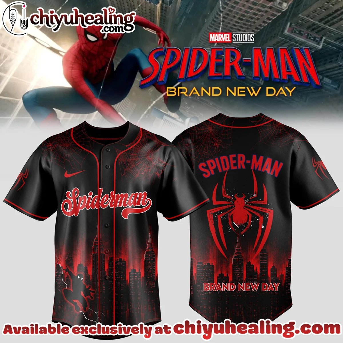 SPIDER-MAN BRAND NEW DAY Baseball Jersey - Variant 10
