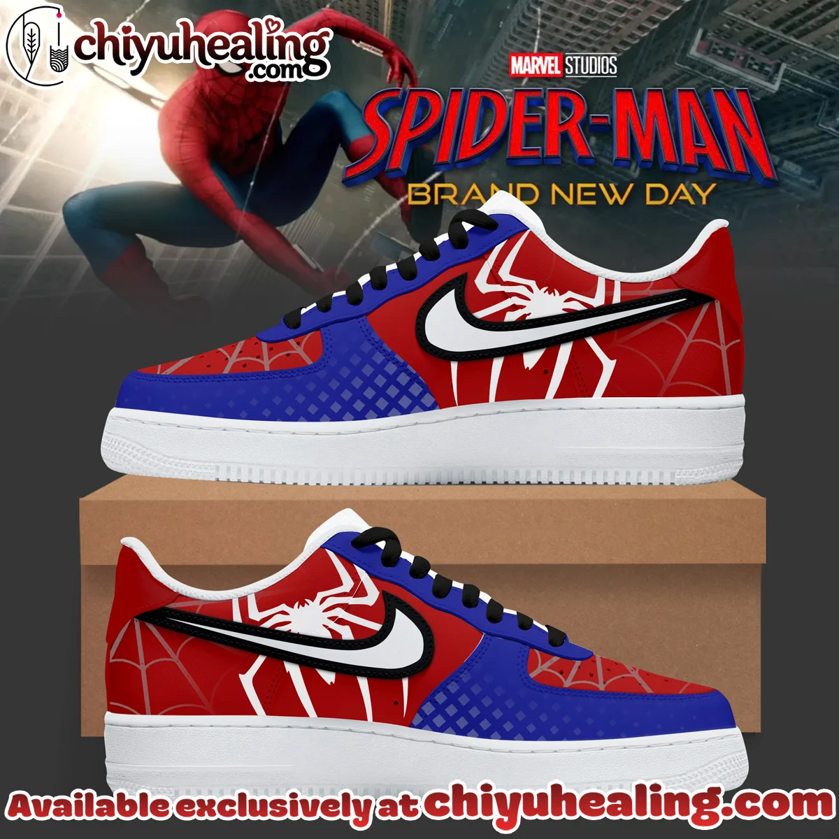 SPIDER-MAN BRAND NEW DAY Custom Air Force 1 & Jordan 1 Shoes (Design 9)