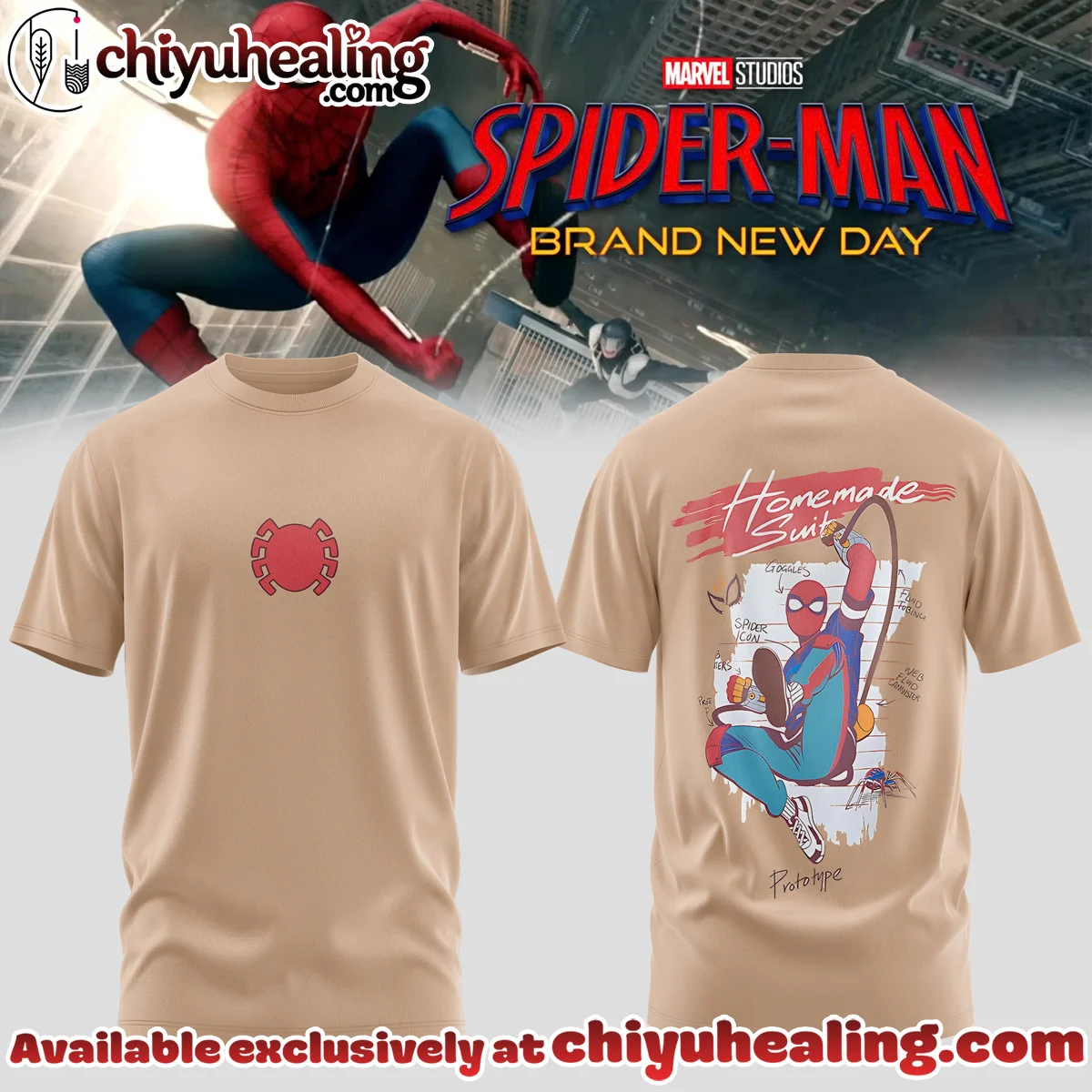 SPIDER-MAN BRAND NEW DAY Shirt & Hoodie (Design 14)