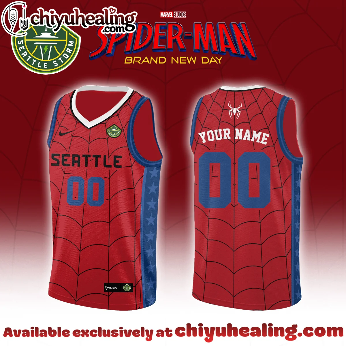 SS x SpiderMan Brand New Day Basketball Jersey