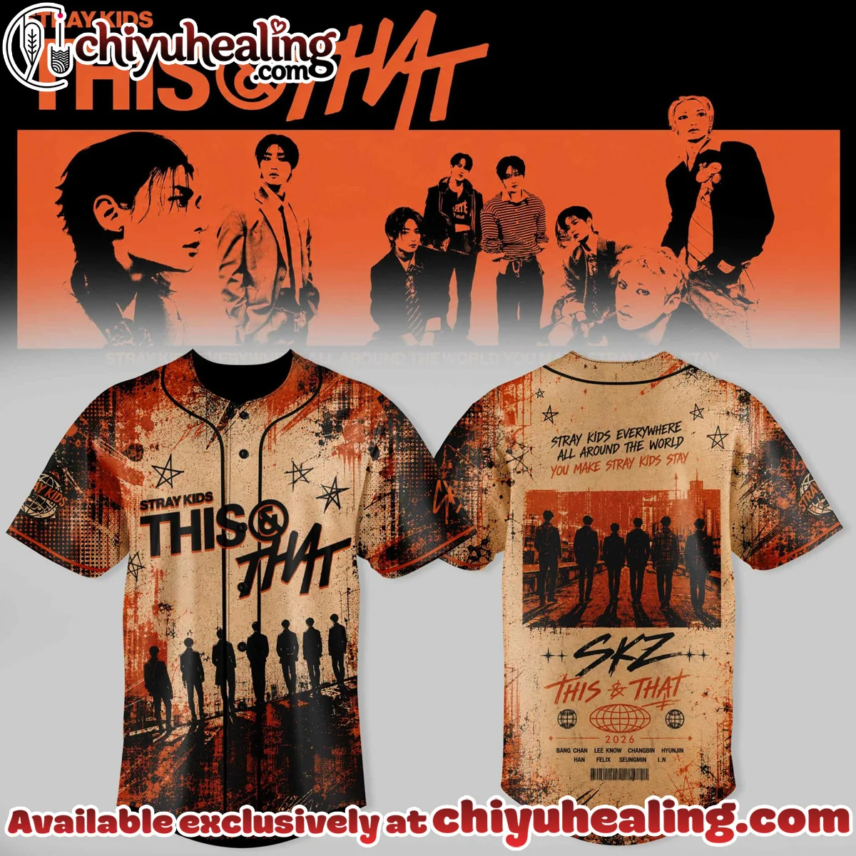 Stray Kids This & That Signature Signature Baseball Jersey - Variant 3
