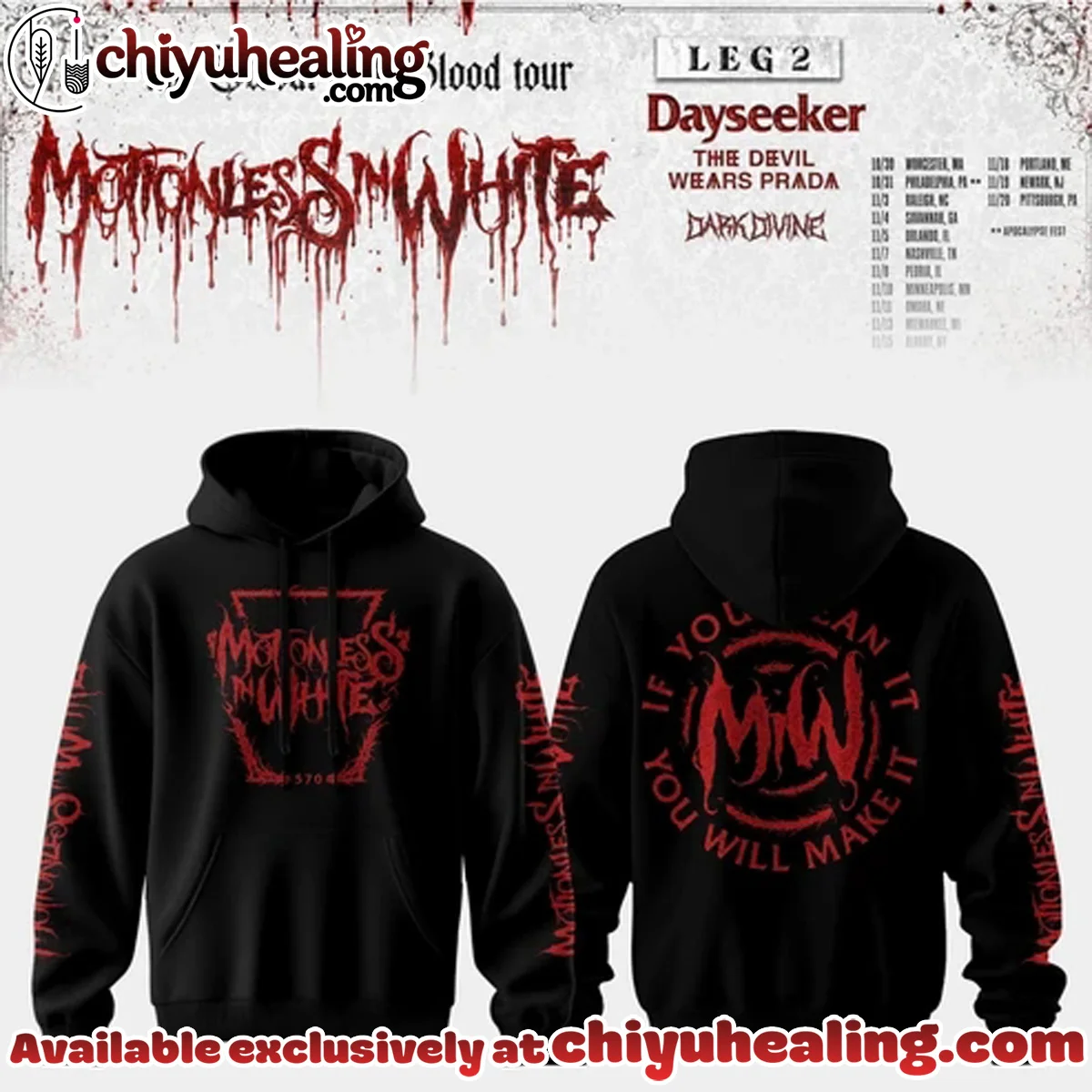 Summer Tour Saratoga Springs NY Shirt & Hoodie (Release 3)