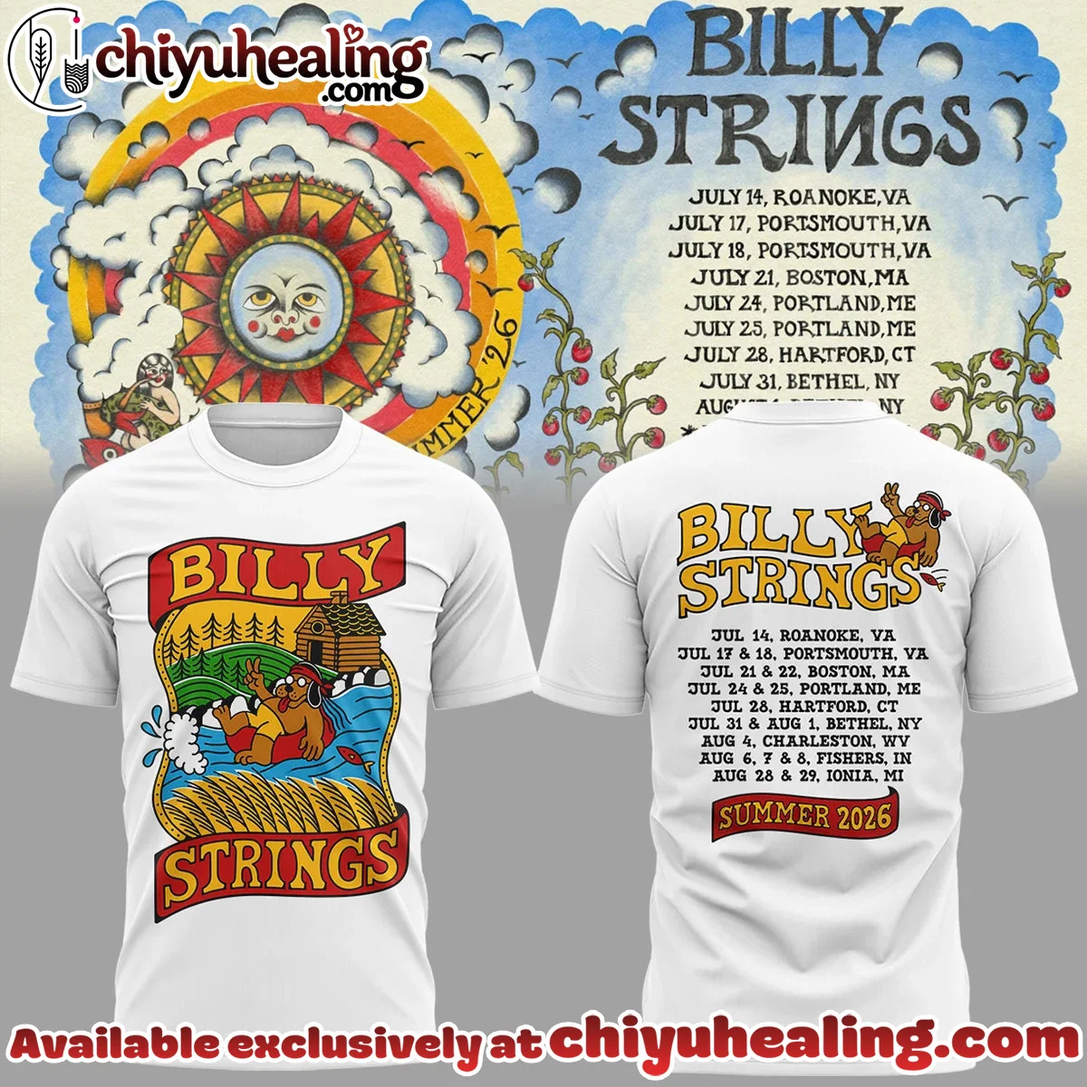 Summer Tour Shirt & Hoodie (Design 2)
