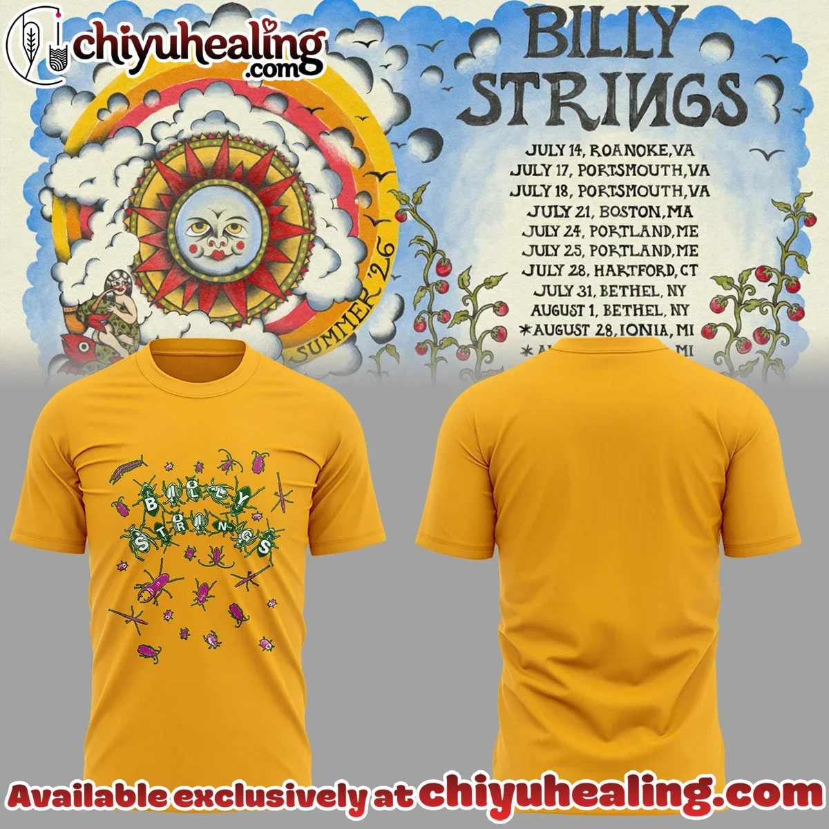 Summer Tour Shirt & Hoodie (Release 19)