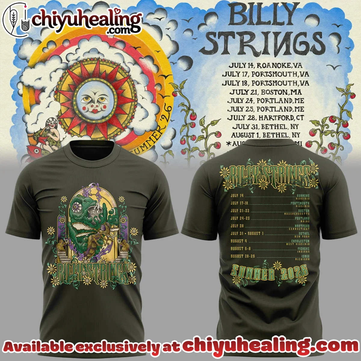 Summer Tour Shirt & Hoodie (Style 12)