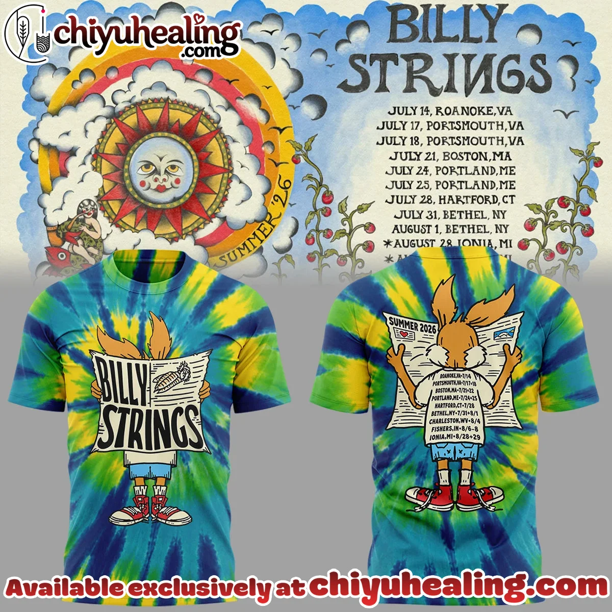 Summer Tour Shirt & Hoodie - Variant 17