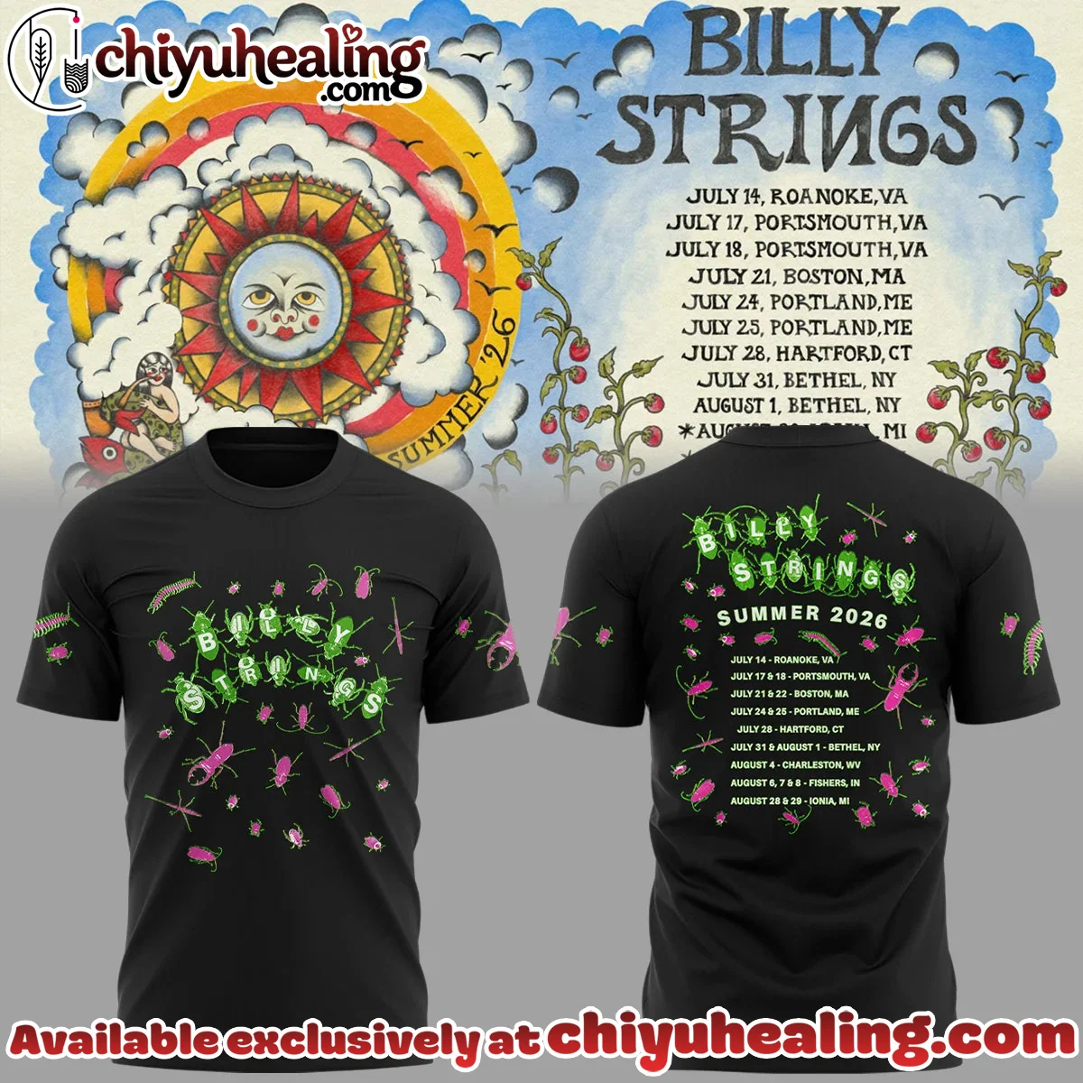 Summer Tour T-Shirt & Hoodie (Release 1)
